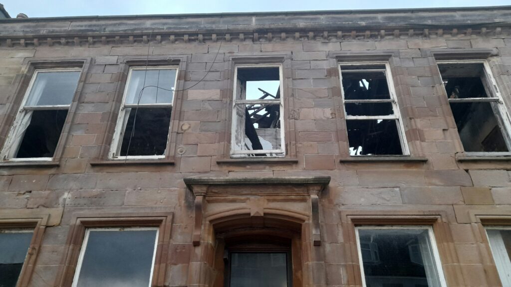 broken window on uk home